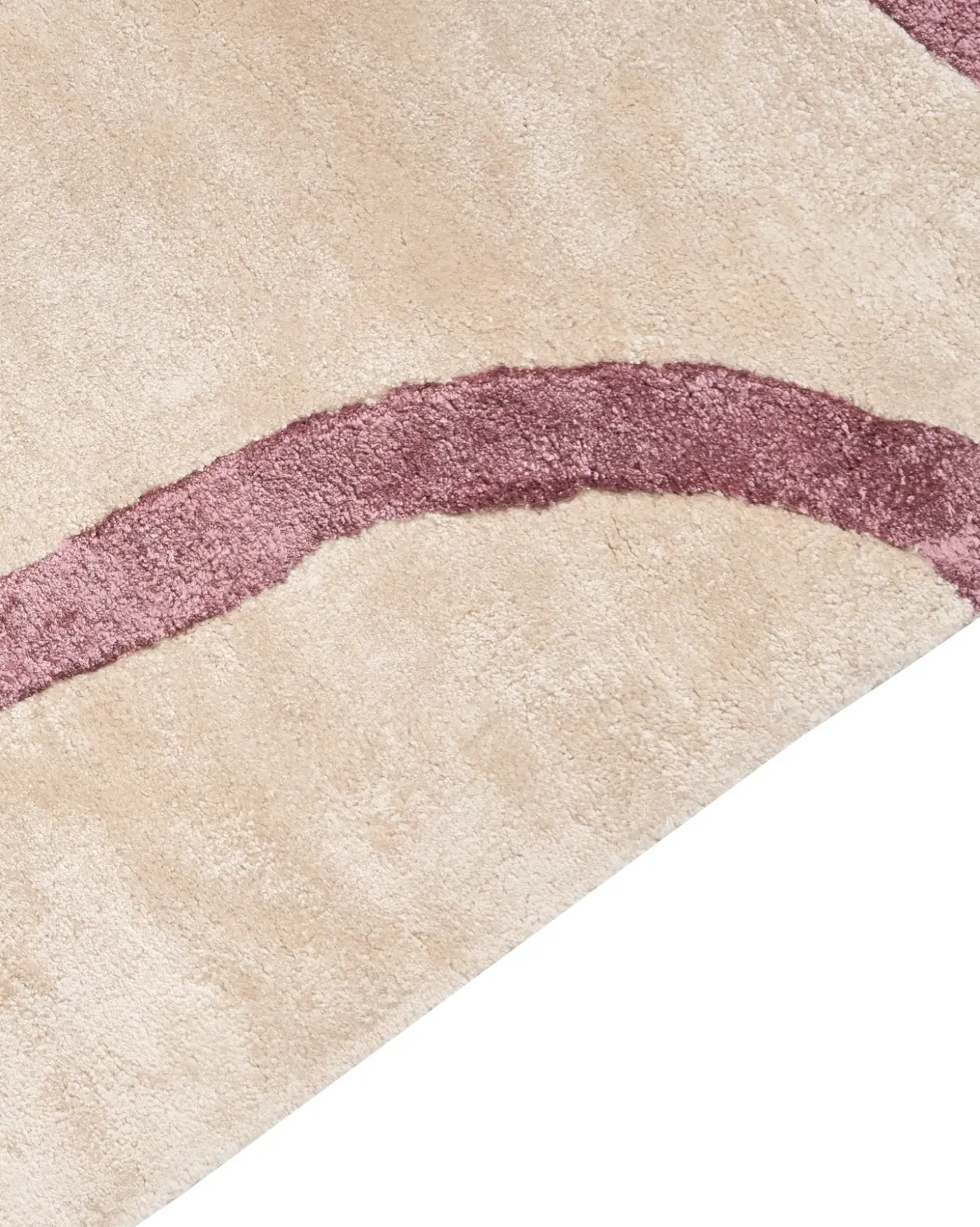 Gulvtæppe KAPPAR Beige 160 x 230 cm Viskose