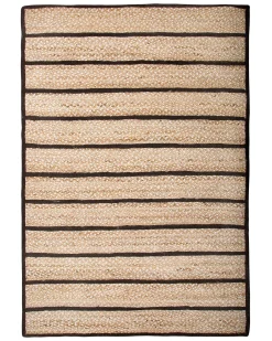 Gulvtæppe KARADONA Beige 140 x 200 cm Jute