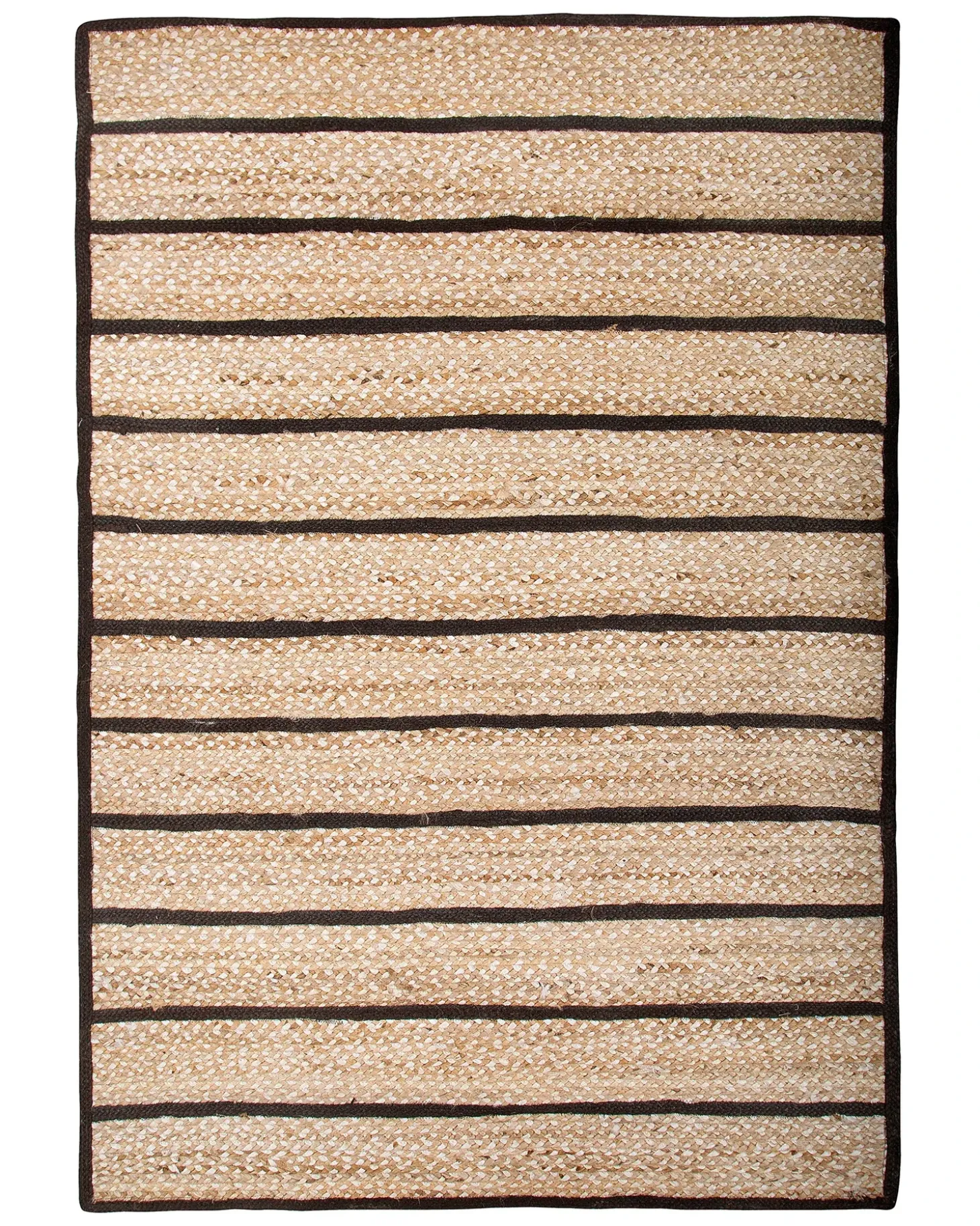 Gulvtæppe KARADONA Beige 140 x 200 cm Jute