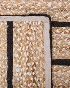 Gulvtæppe KARADONA Beige 140 x 200 cm Jute