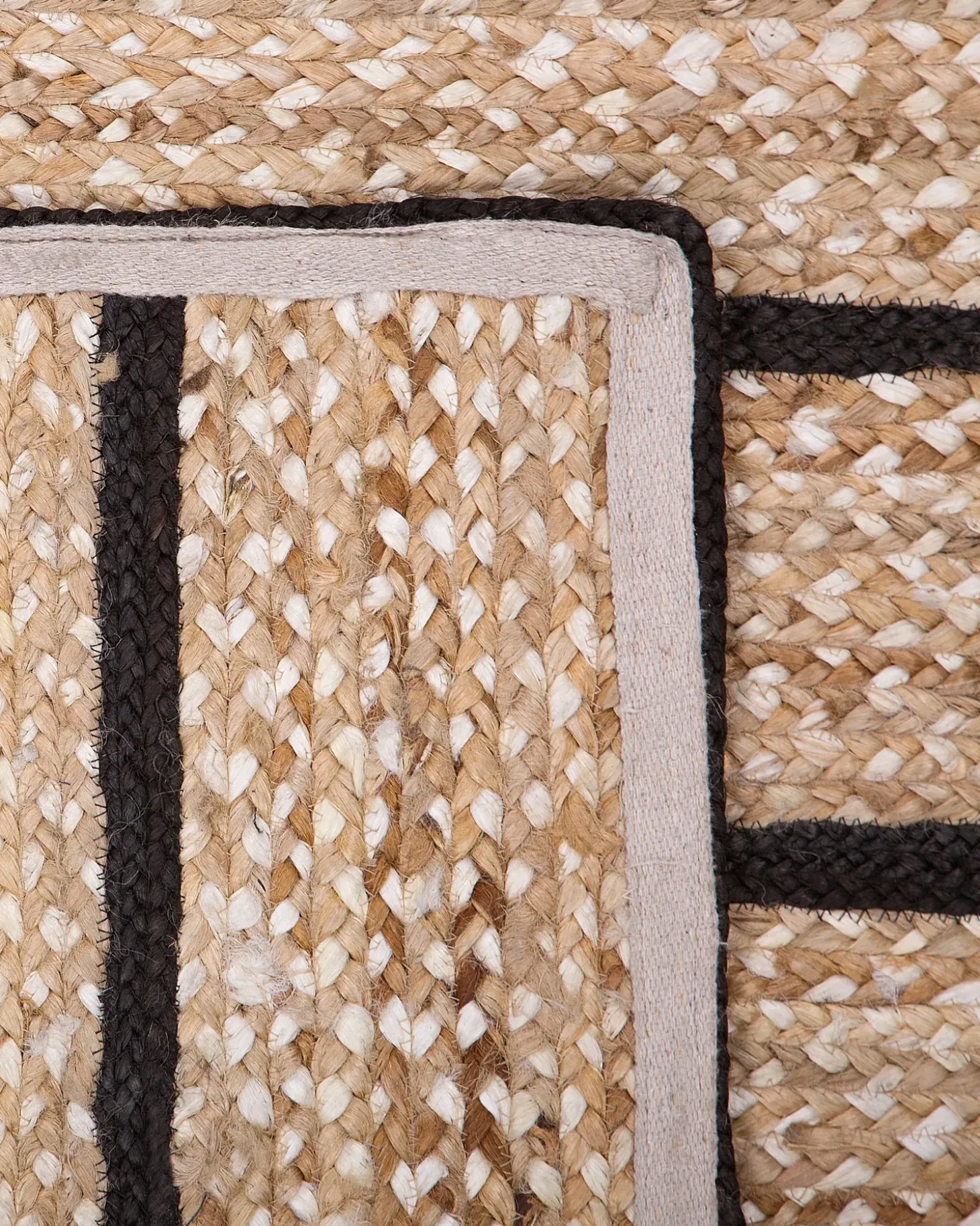 Gulvtæppe KARADONA Beige 140 x 200 cm Jute