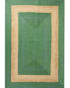 Gulvtæppe KARAKUYU Grøn 200 x 300 cm Jute