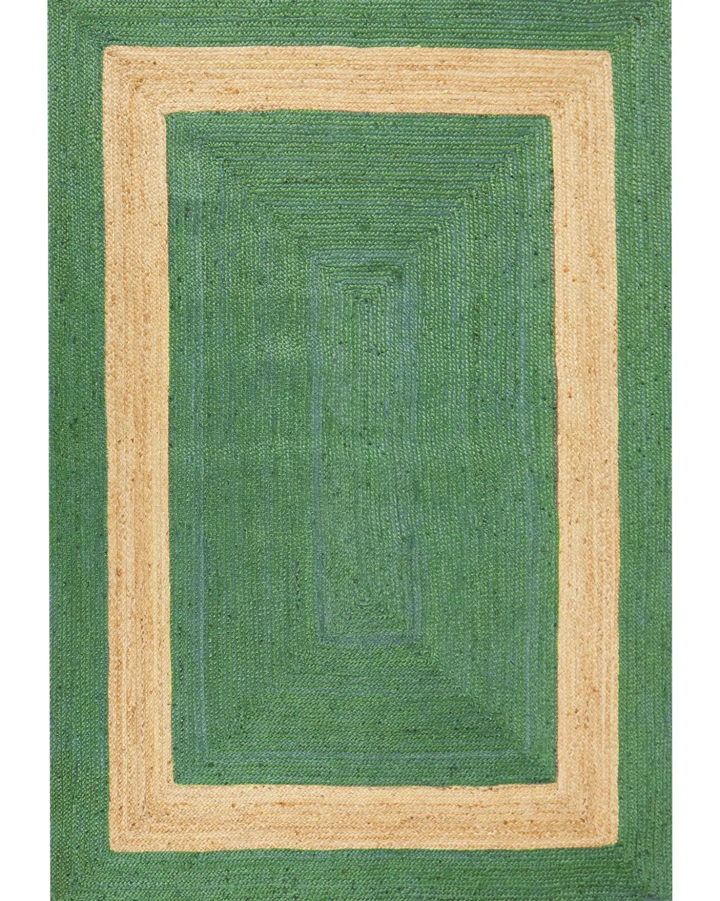 Gulvtæppe KARAKUYU Grøn 160 x 230 cm Jute