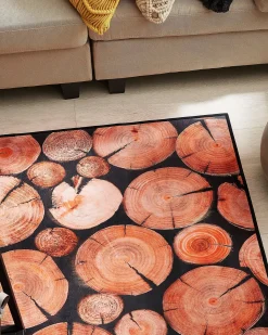 Gulvtæppe KARDERE Brun 80 x 150 cm