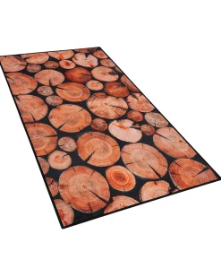 Gulvtæppe KARDERE Brun 80 x 150 cm