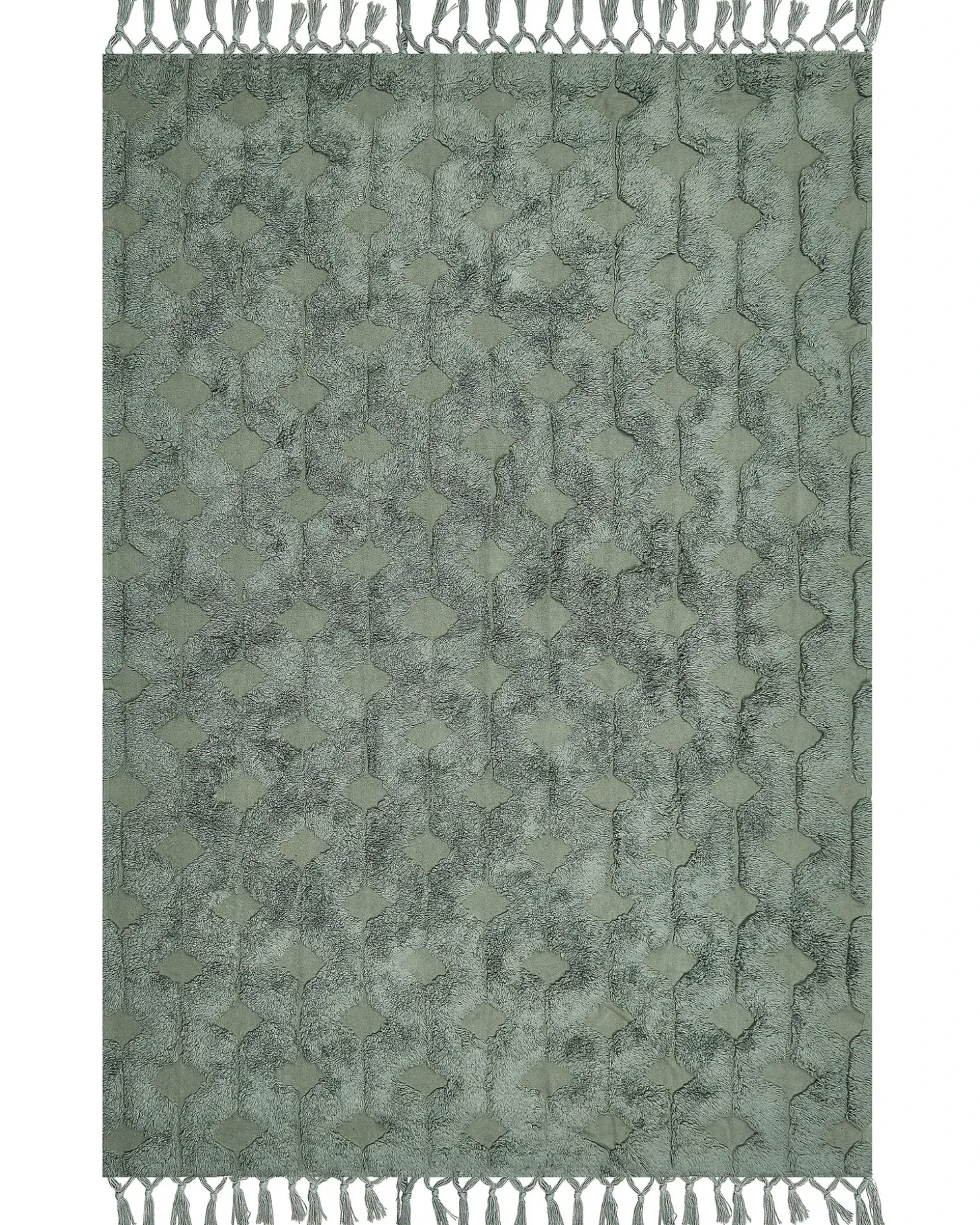 Gulvtæppe KARS Grøn 160 x 230 cm Bomuld