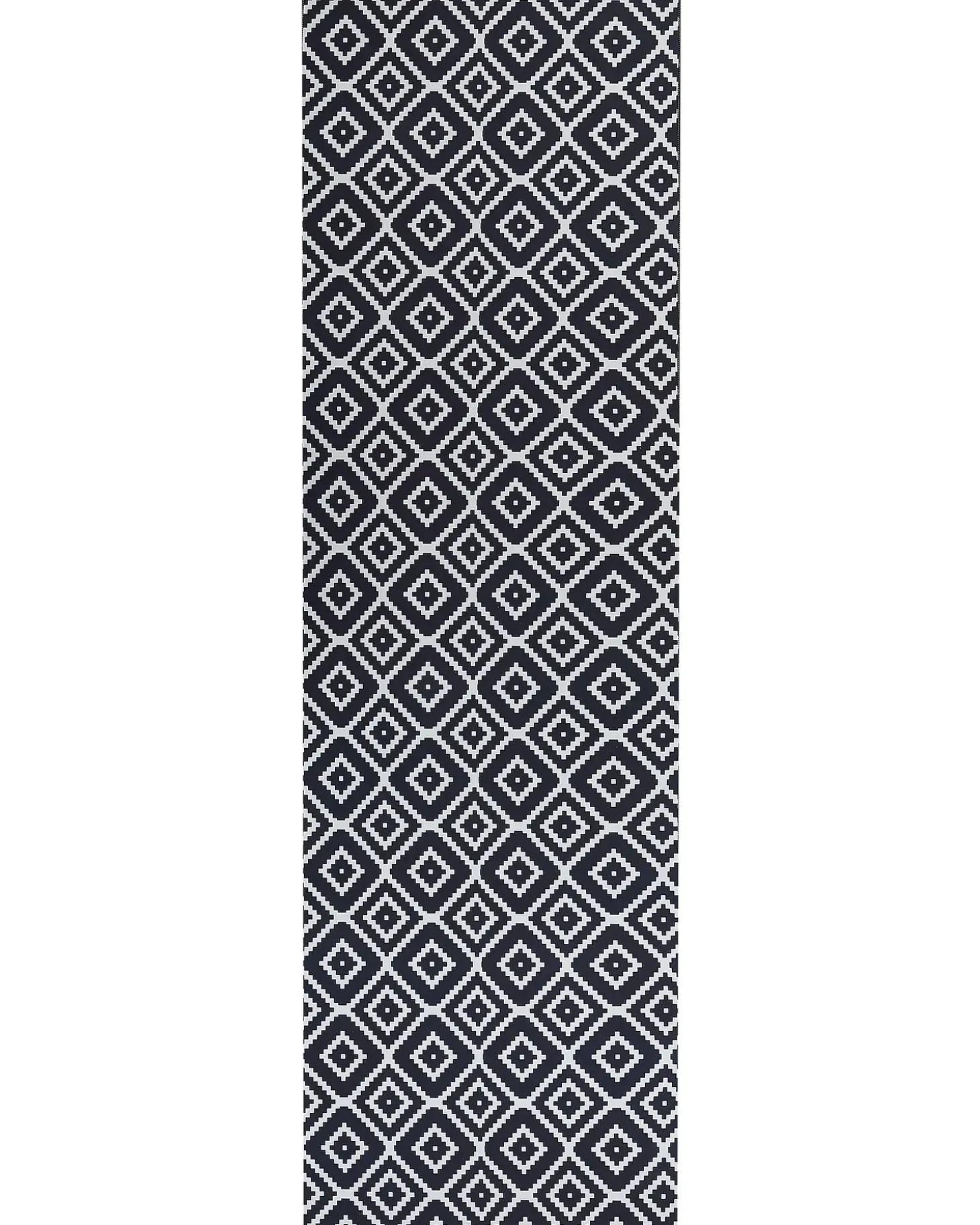 Gulvtæppe KARUNGAL Sort 60 x 200 cm