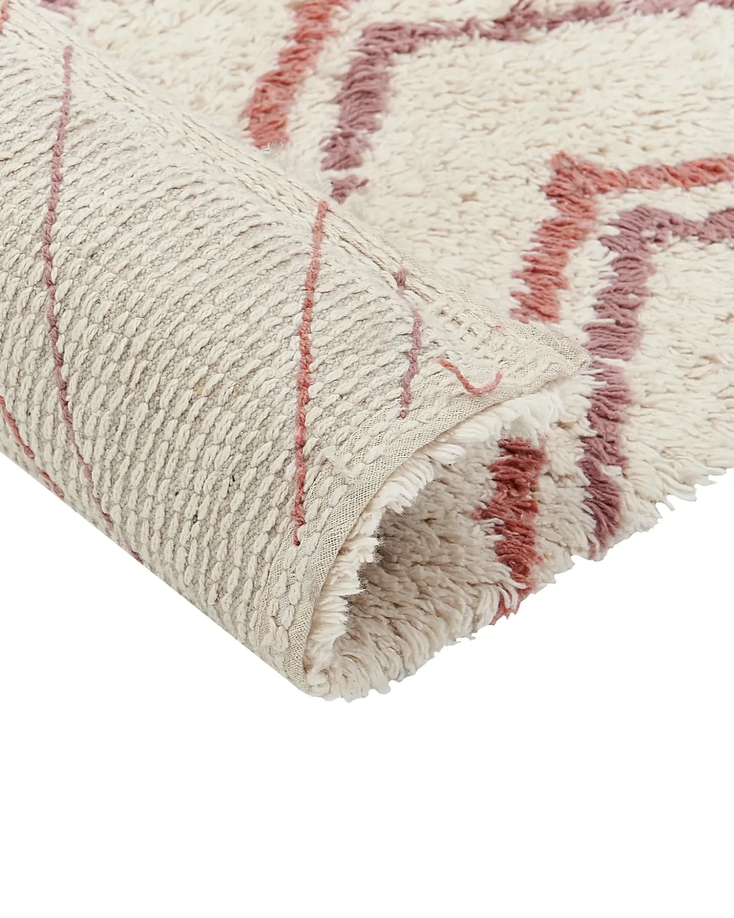 Gulvtæppe KASTAMONU Beige 160 x 230 cm Bomuld