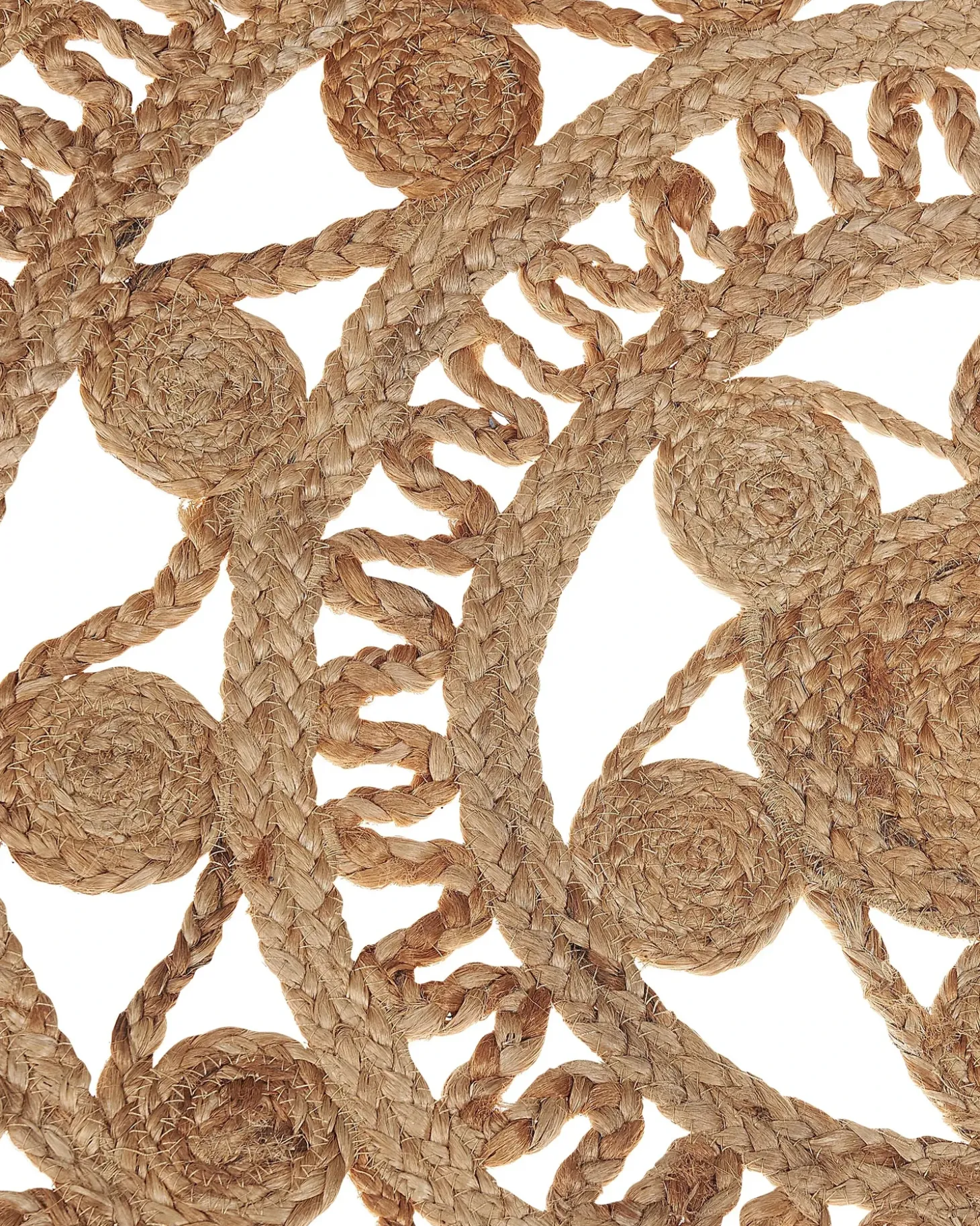 Gulvtæppe KERER Beige ø 140 cm Jute