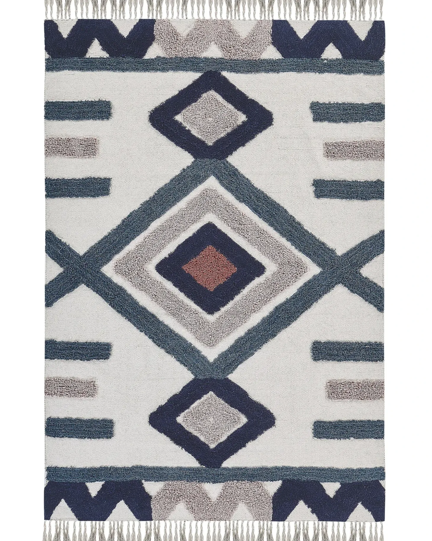 Gulvtæppe KOZLU Multifarvet 160 x 230 cm Bomuld