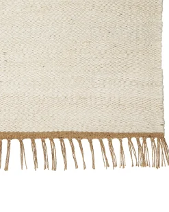 Gulvtæppe LUNIA Lys Beige 80 x 150 cm Jute