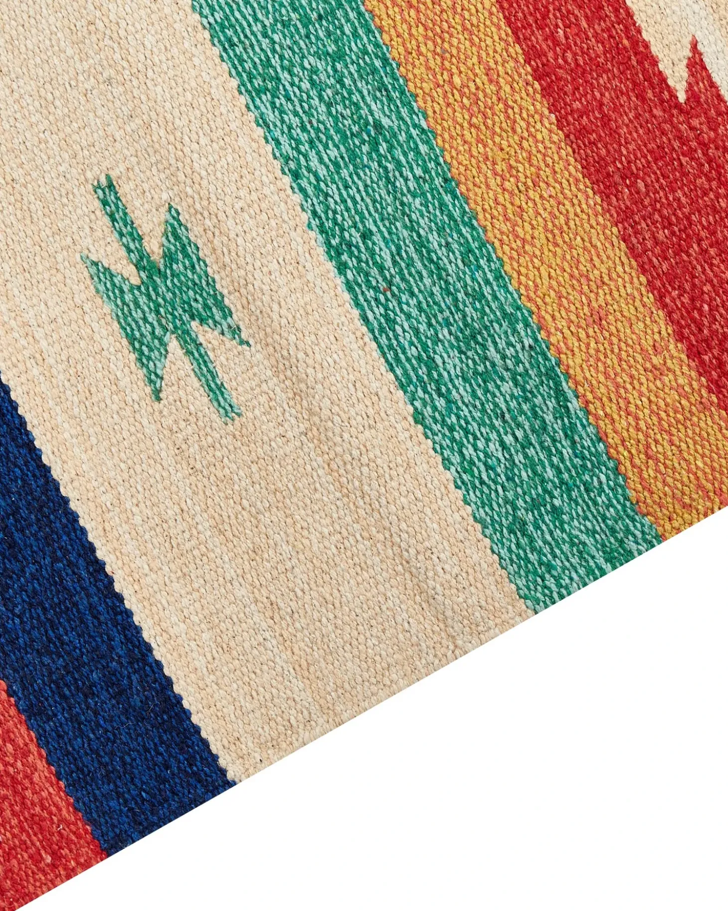 Gulvtæppe MARGARA Multifarvet 140 x 200 cm Bomuld Kelim