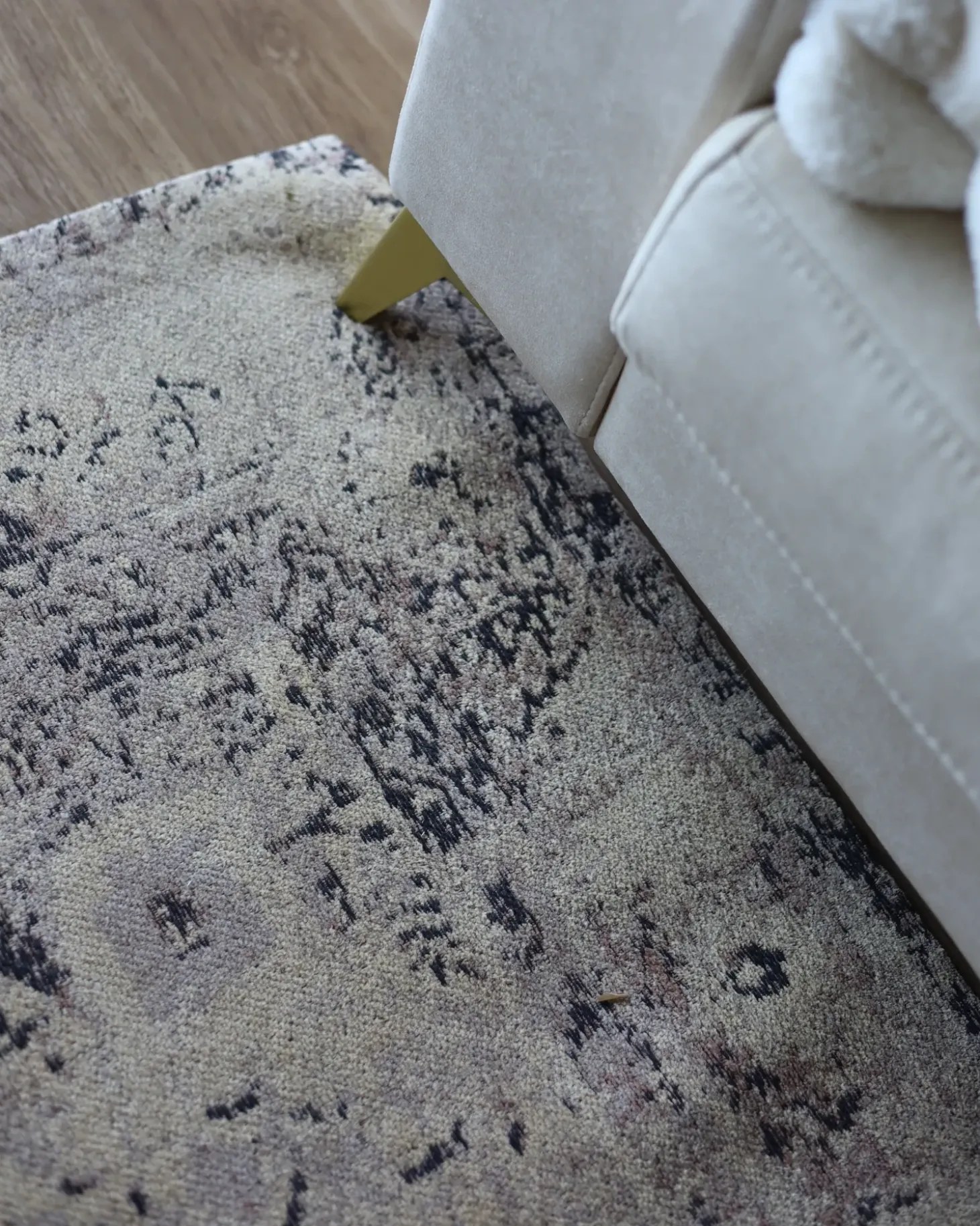 Gulvtæppe MATARIM Beige 200 x 300 cm Bomuld