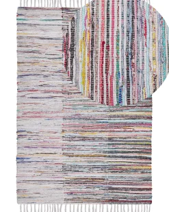 Gulvtæppe MERSIN Multifarvet 160 x 230 cm Bomuld