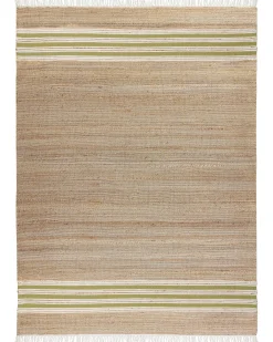Gulvtæppe MIRZA Olivengrøn 160 x 230 cm Jute