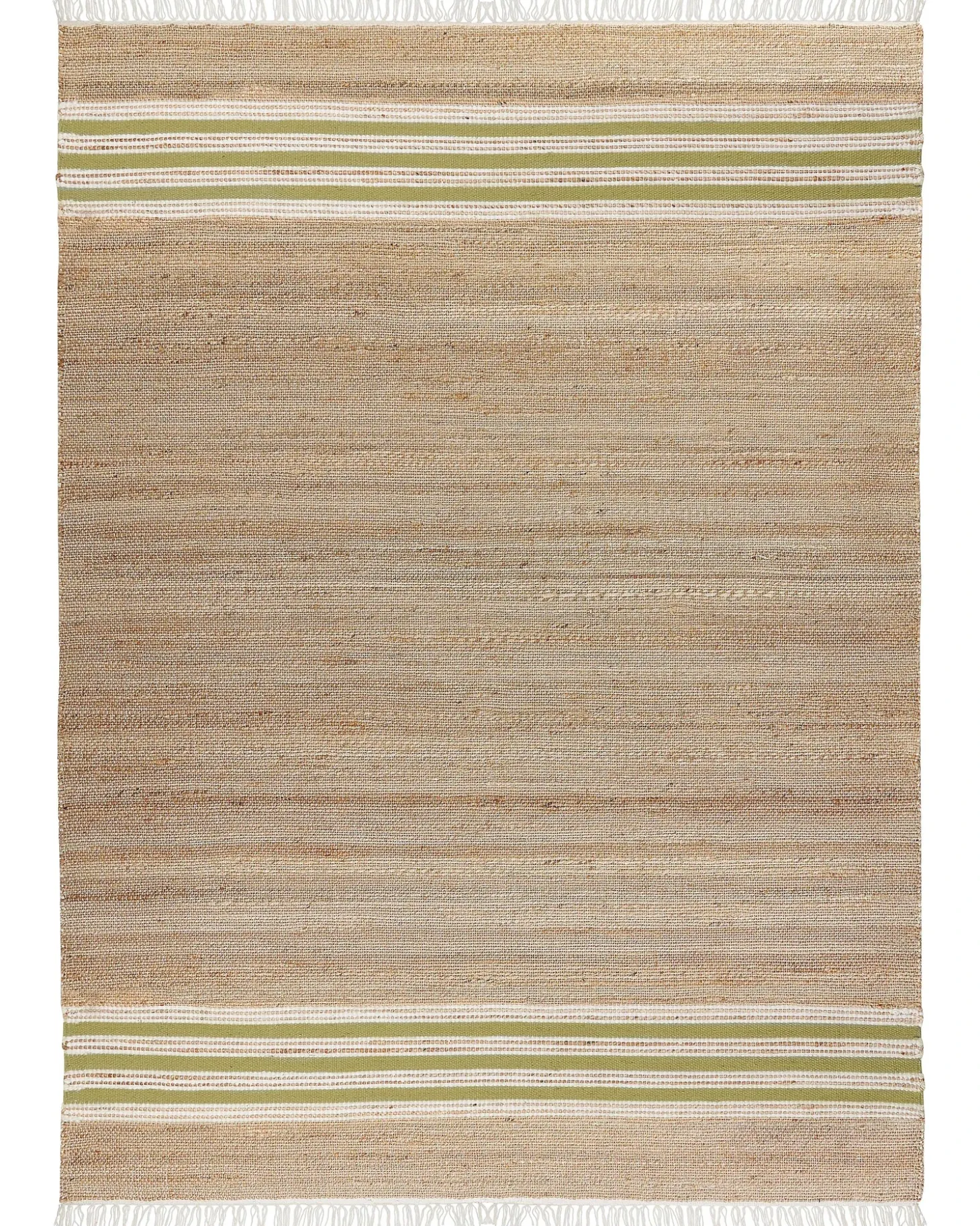 Gulvtæppe MIRZA Olivengrøn 160 x 230 cm Jute
