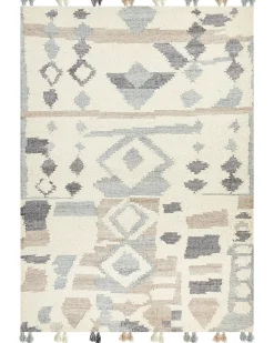 Gulvtæppe MRGAVET Beige 200 x 300 cm Uld Kelim