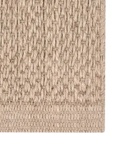Gulvtæppe NANDED Lys Beige 80 x 300 cm Jute