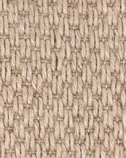 Gulvtæppe NANDED Lys Beige 80 x 300 cm Jute