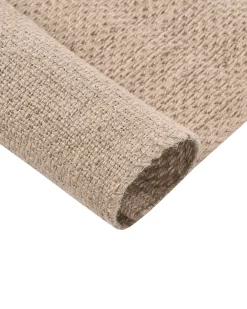 Gulvtæppe NANDED Lys Beige 80 x 300 cm Jute