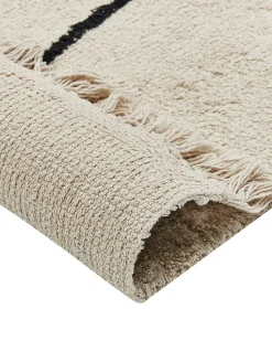 Gulvtæppe NURU Lys Beige 160 x 230 cm Bomuld