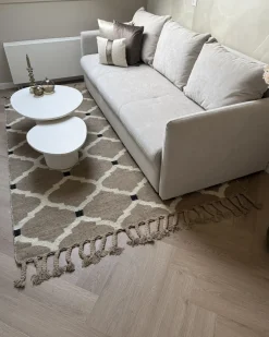 Gulvtæppe ORENCIK Beige 200 x 300 cm Jute
