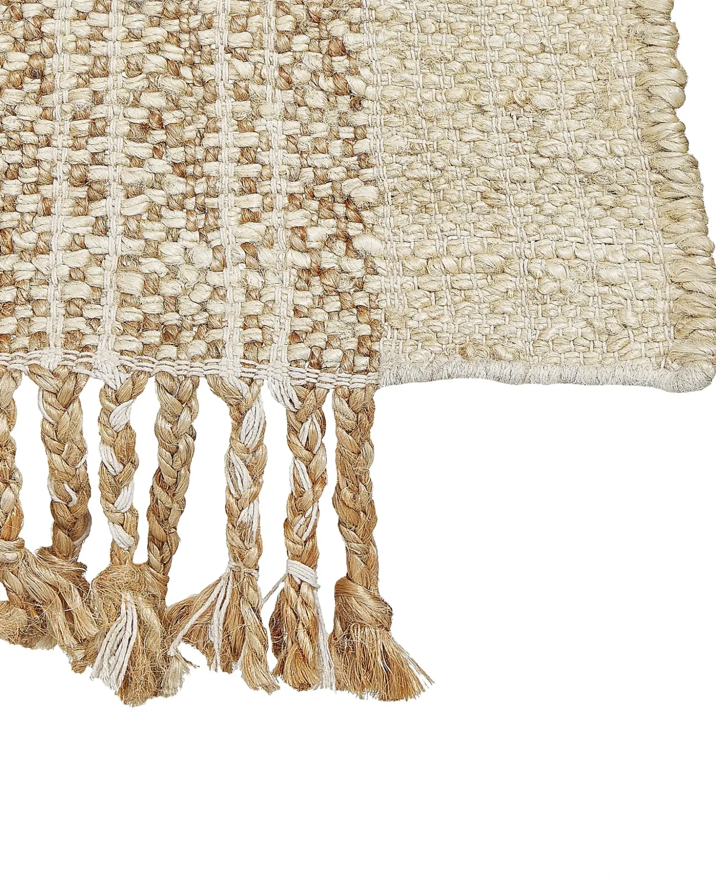 Gulvtæppe ORTAOBA Beige 160 x 230 cm Jute