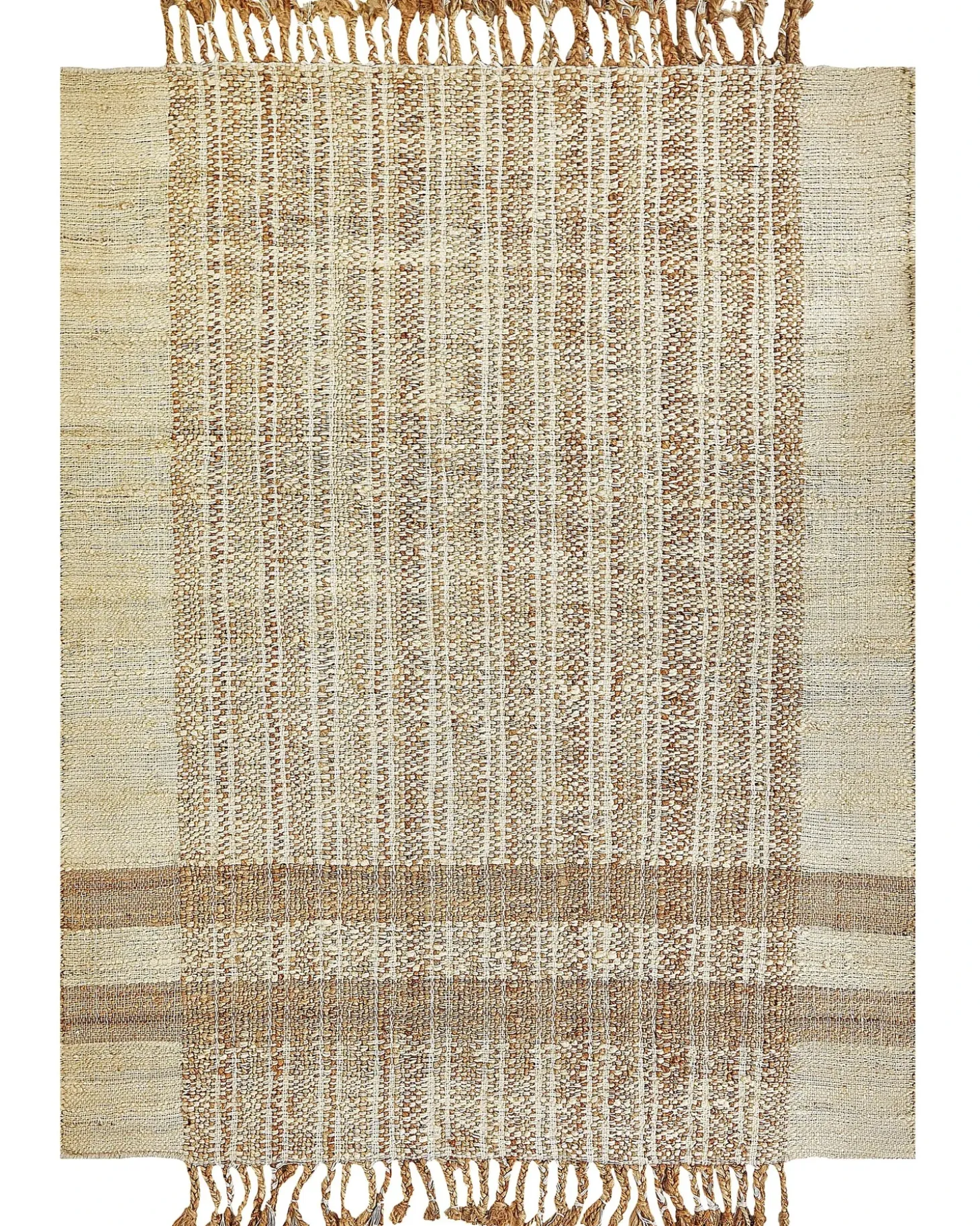 Gulvtæppe ORTAOBA Beige 160 x 230 cm Jute