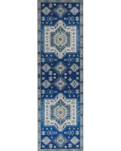 Gulvtæppe PARVAKADLI Blå 60 x 200 cm