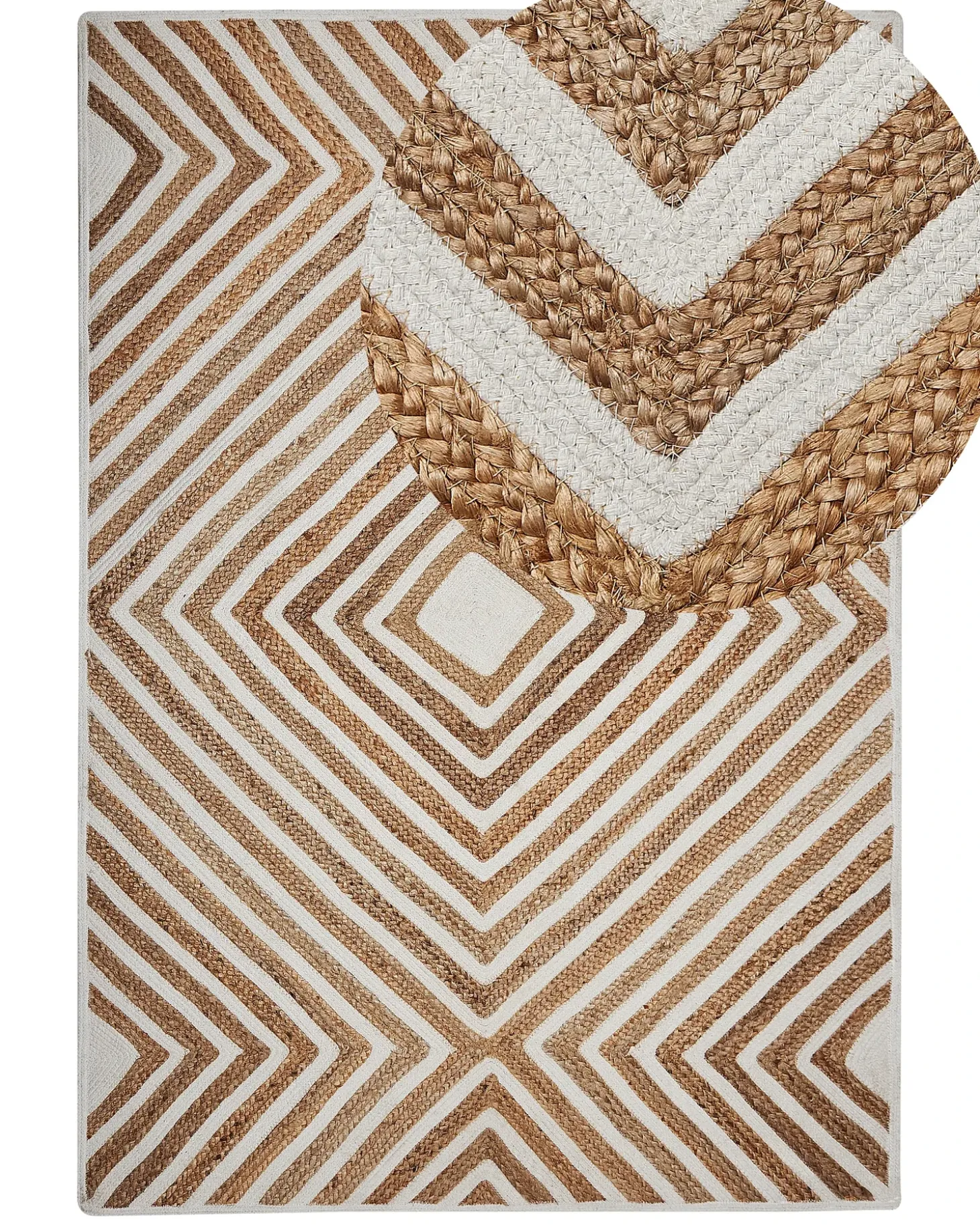 Gulvtæppe PIRLI Beige 140 x 200 cm Jute