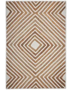 Gulvtæppe PIRLI Beige 140 x 200 cm Jute