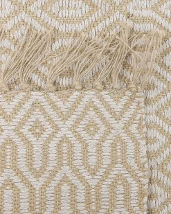 Gulvtæppe POZANTI Beige 140 x 200 cm Jute