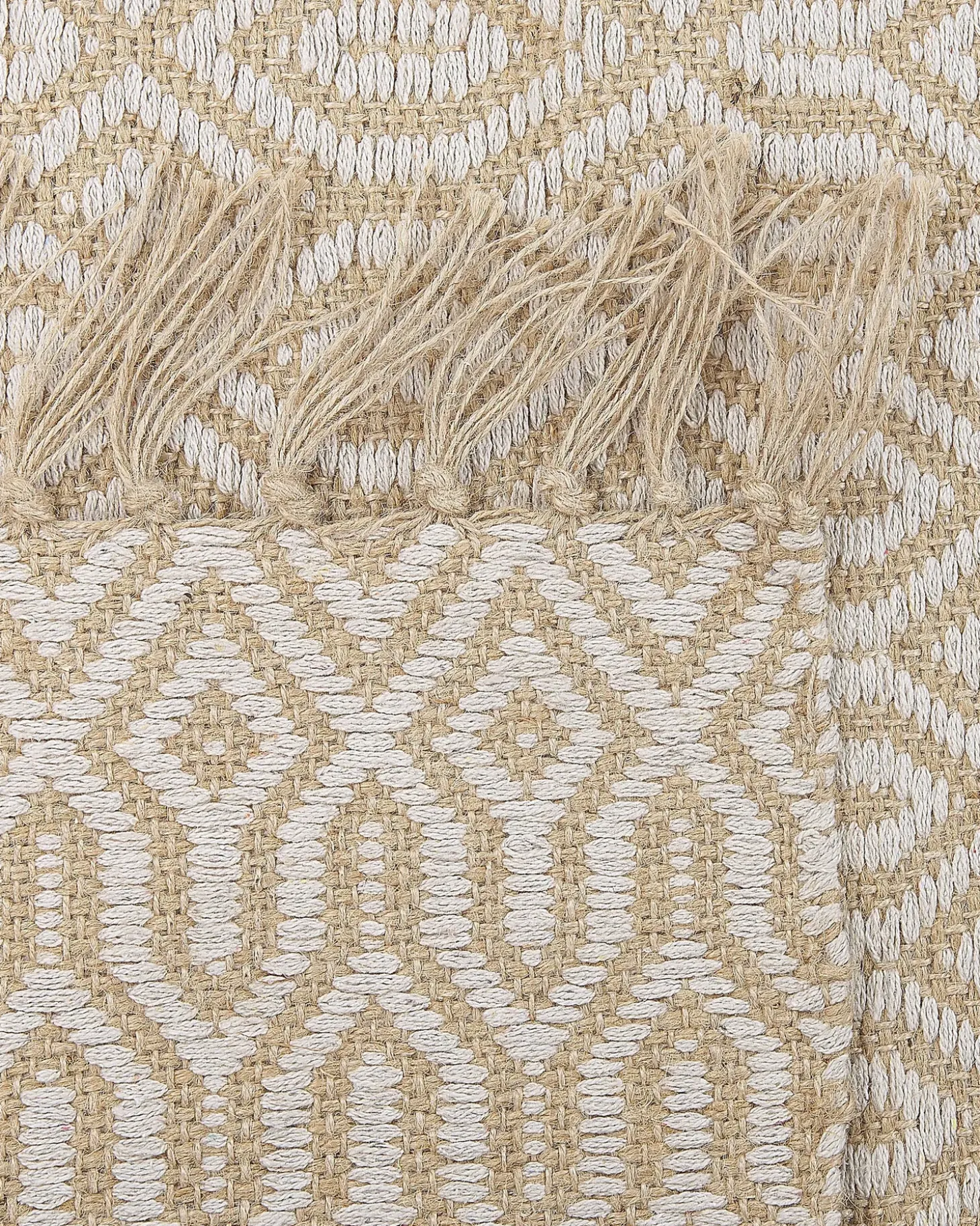 Gulvtæppe POZANTI Beige 140 x 200 cm Jute