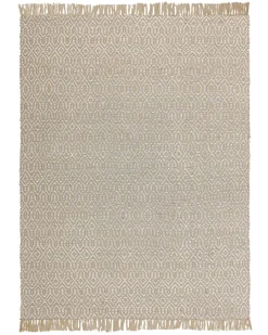 Gulvtæppe POZANTI Beige 140 x 200 cm Jute