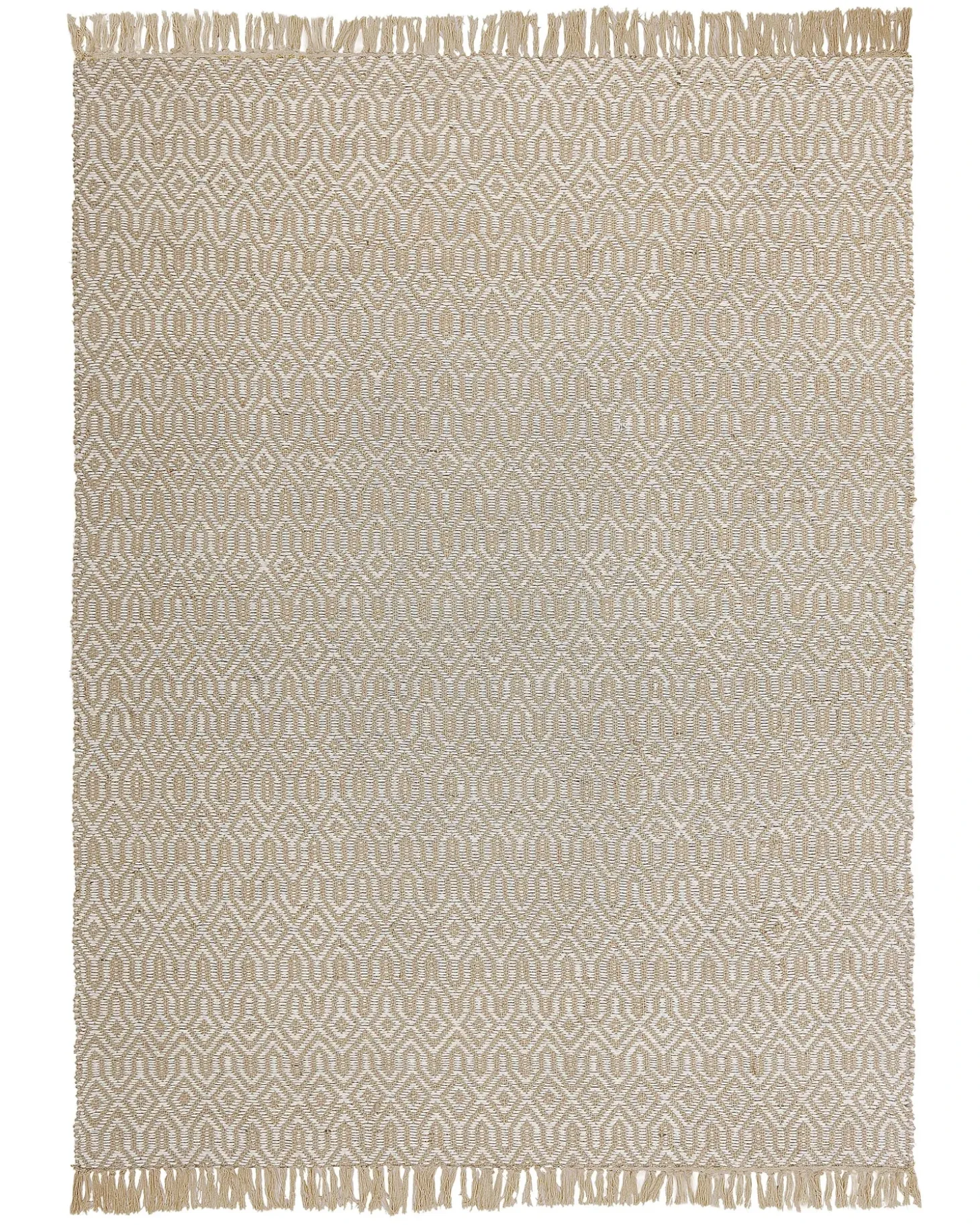 Gulvtæppe POZANTI Beige 140 x 200 cm Jute