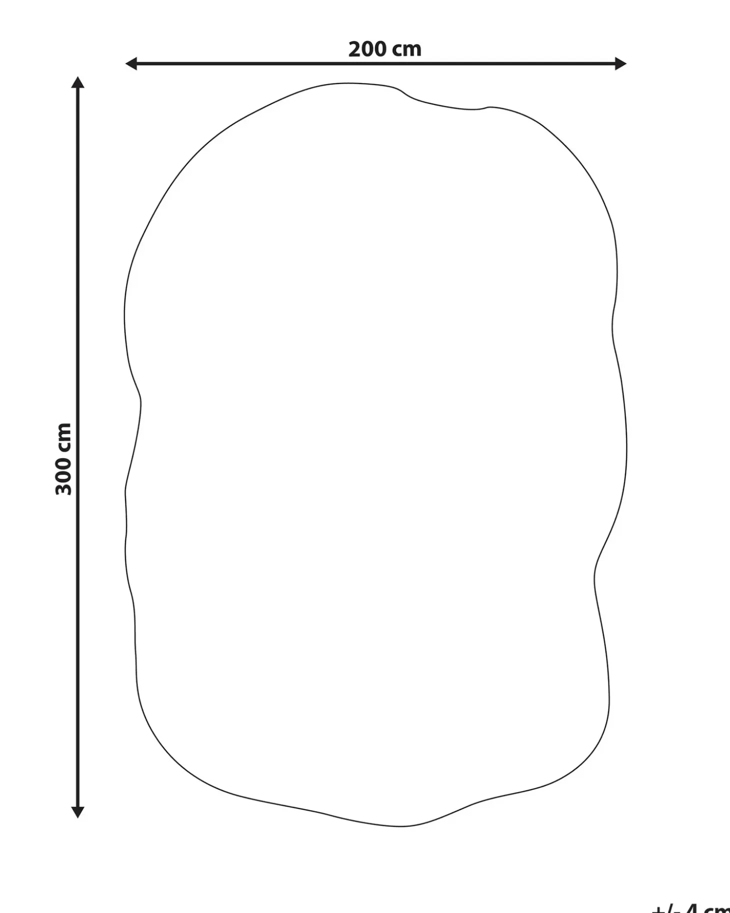 Gulvtæppe RAMZAN Beige 200 x 300 cm Viskose