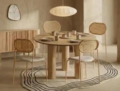 Gulvtæppe RAMZAN Beige 200 x 300 cm Viskose