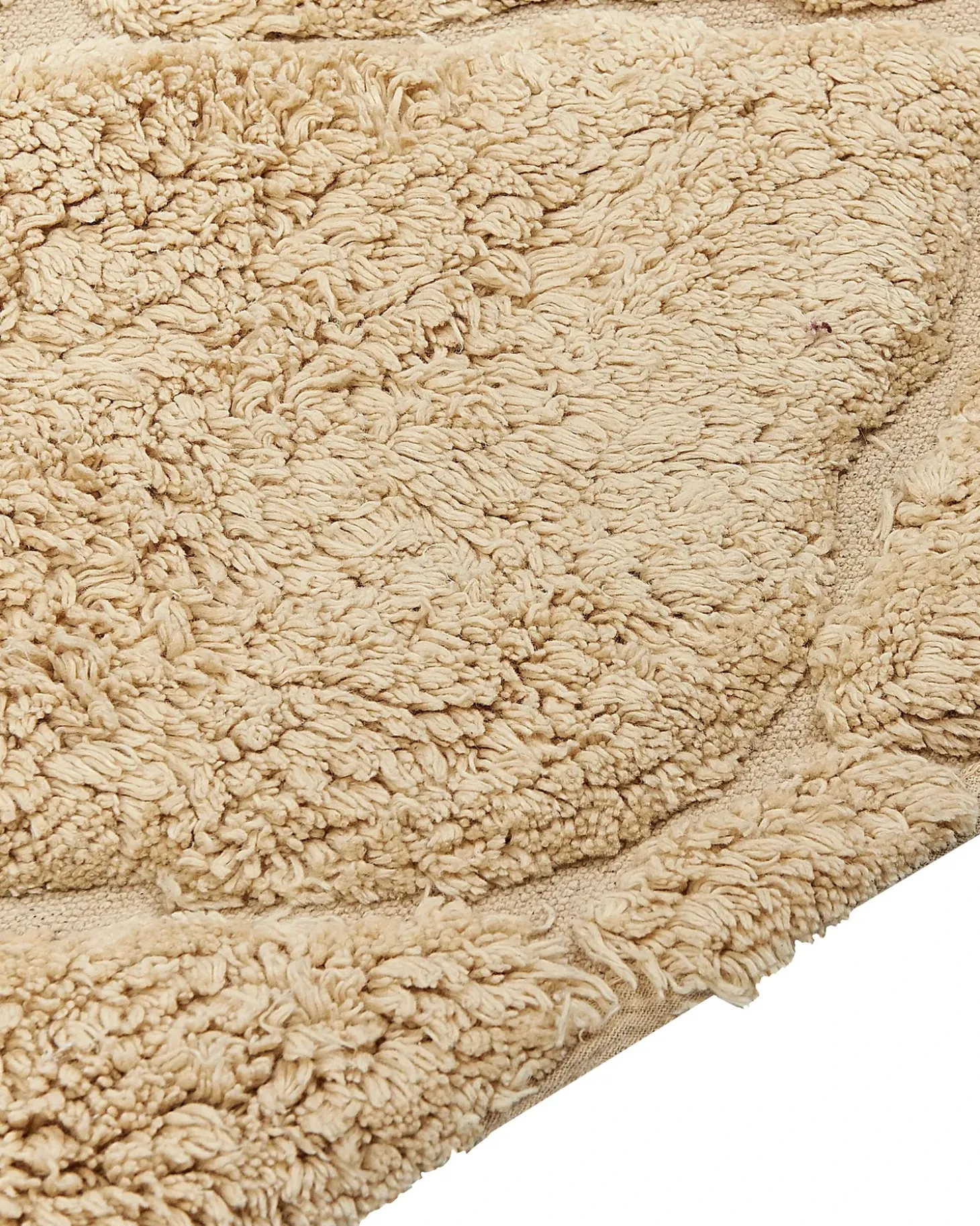 Gulvtæppe SANLIURFA Sand Beige 160 x 230 cm Bomuld
