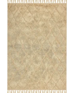 Gulvtæppe SANLIURFA Sand Beige 160 x 230 cm Bomuld