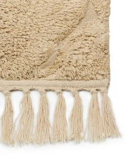 Gulvtæppe SANLIURFA Sand Beige 160 x 230 cm Bomuld