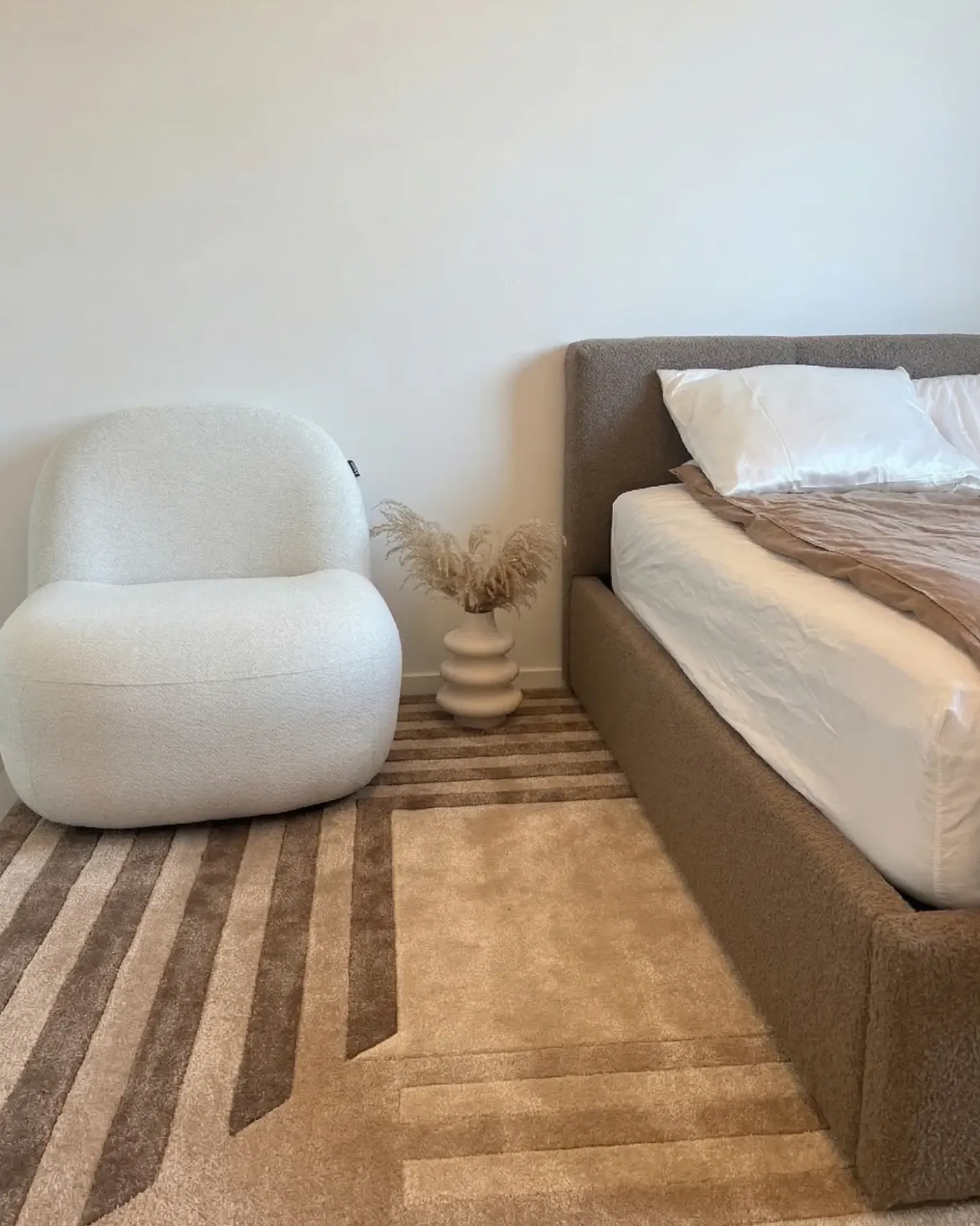 Gulvtæppe SARAI Beige 200 x 300 cm Viskose