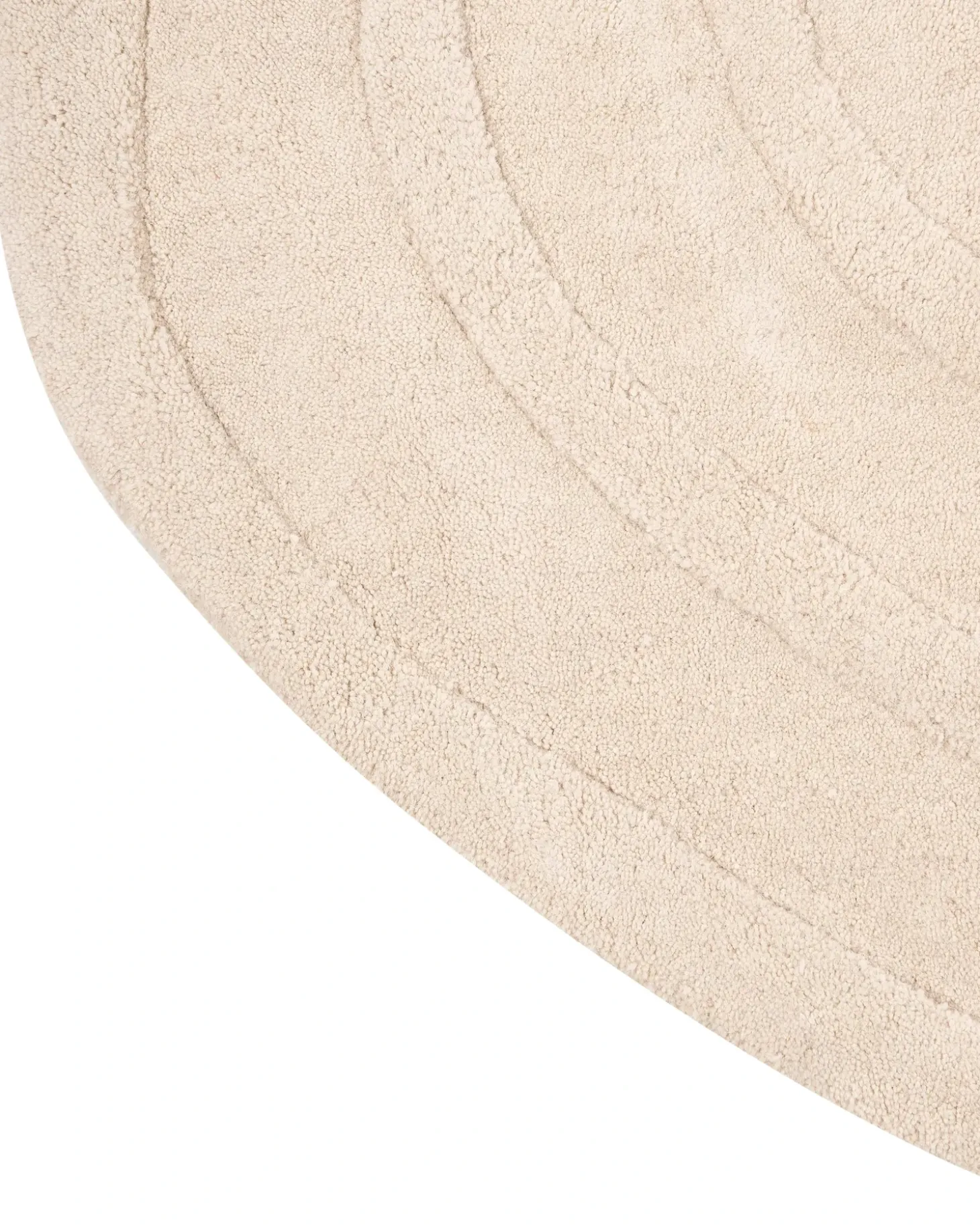 Gulvtæppe SATNA Beige 160 x 230 cm Uld
