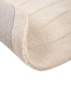 Gulvtæppe SATNA Beige 160 x 230 cm Uld