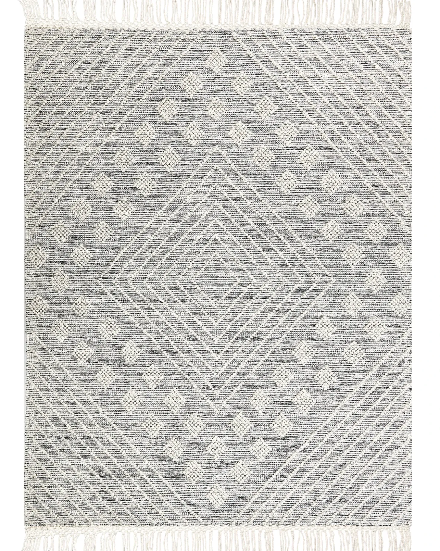 Gulvtæppe SAVUR Grå 160 x 230 cm Uld