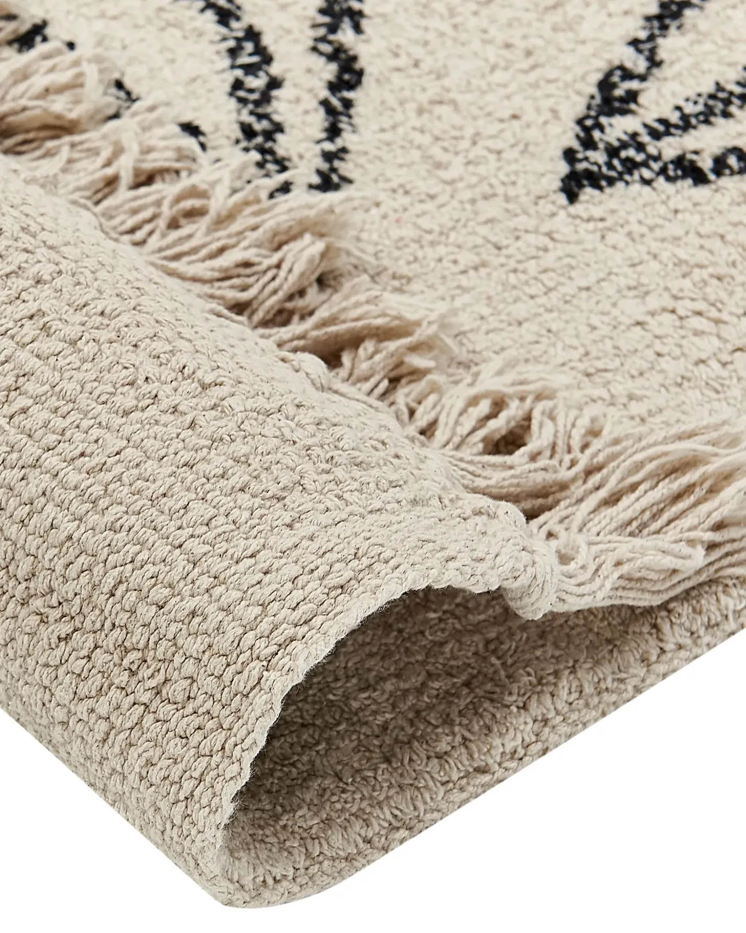 Gulvtæppe SAZLI Beige 160 x 230 cm Bomuld