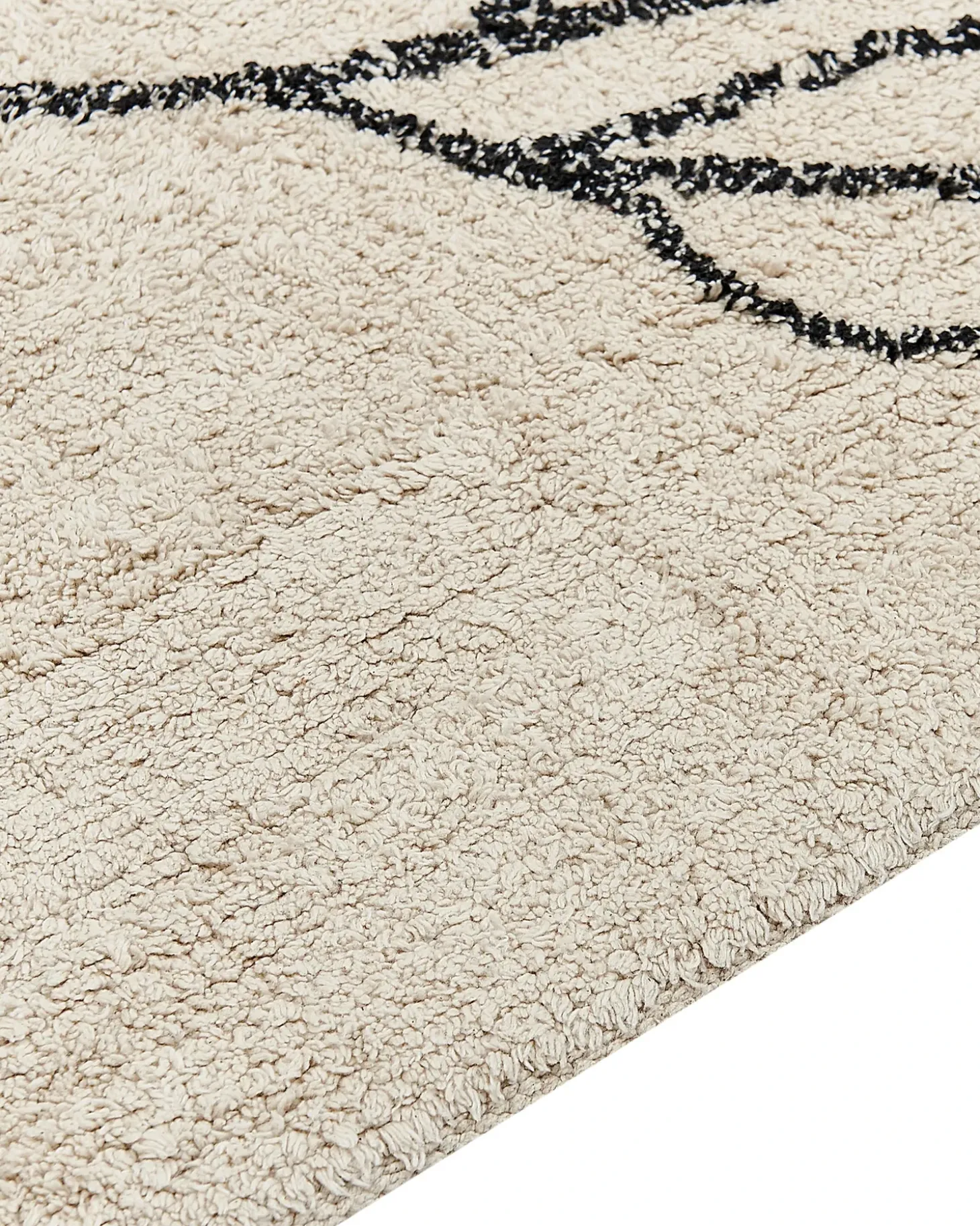 Gulvtæppe SAZLI Beige 160 x 230 cm Bomuld