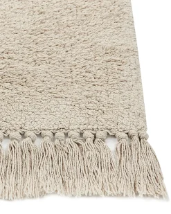 Gulvtæppe SAZLI Beige 160 x 230 cm Bomuld
