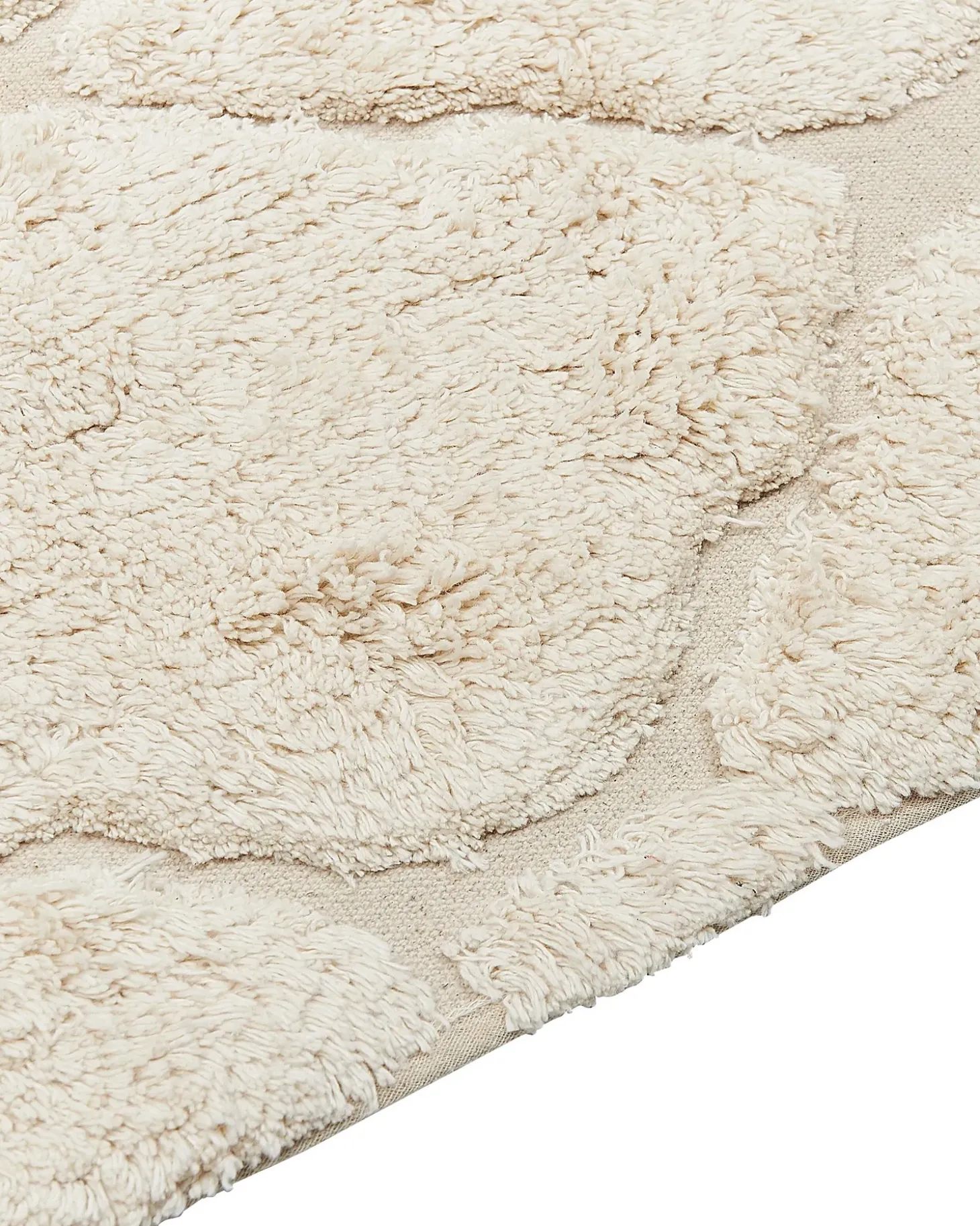 Gulvtæppe SILCHAR Beige 160 x 230 cm Bomuld