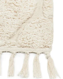 Gulvtæppe SILCHAR Beige 160 x 230 cm Bomuld