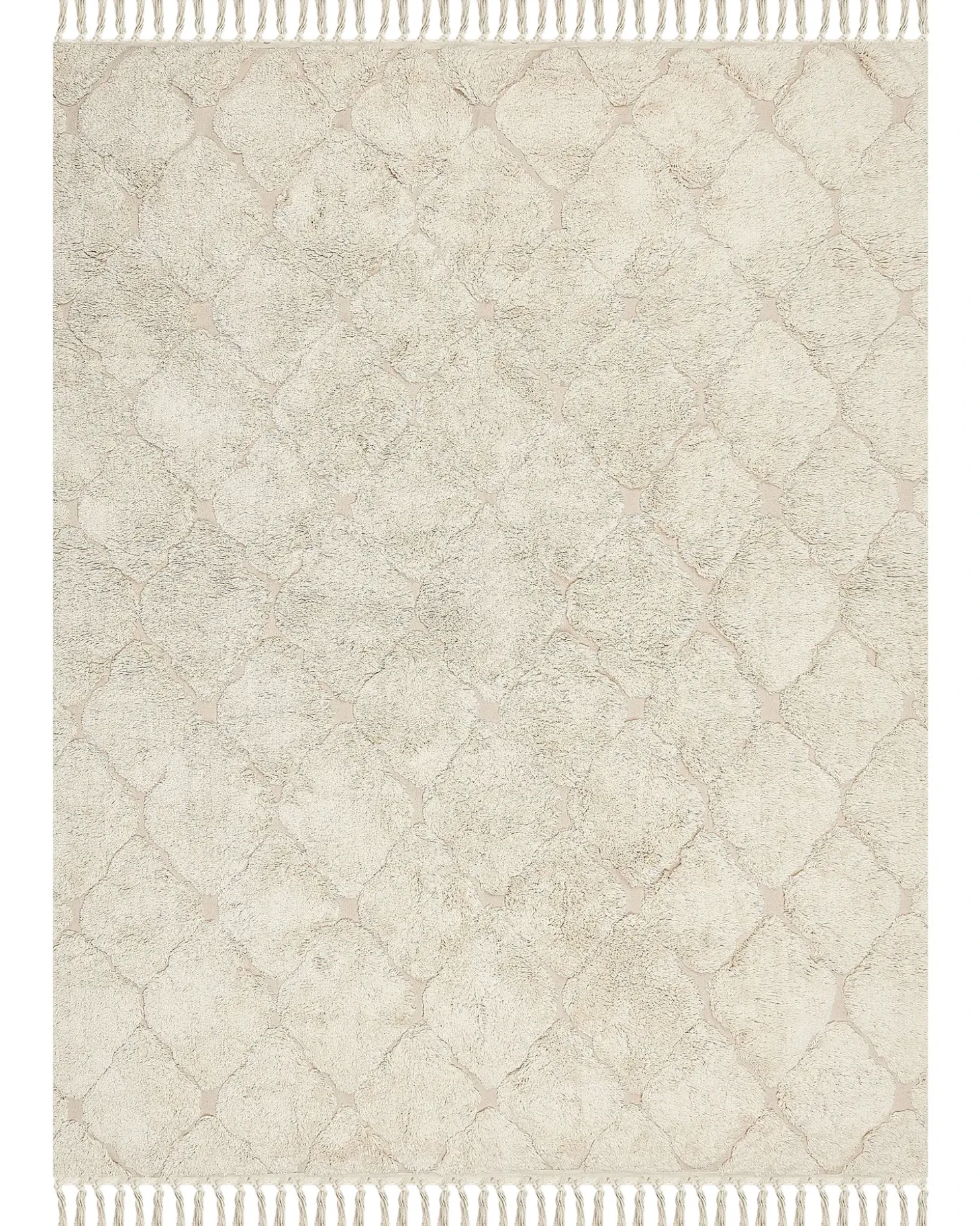 Gulvtæppe SILCHAR Beige 160 x 230 cm Bomuld